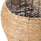 Vintiquewise Woven Round Flower Pot Planter Basket with Leak-Proof Plastic Lining - Large QI003832.L - alternate 4
